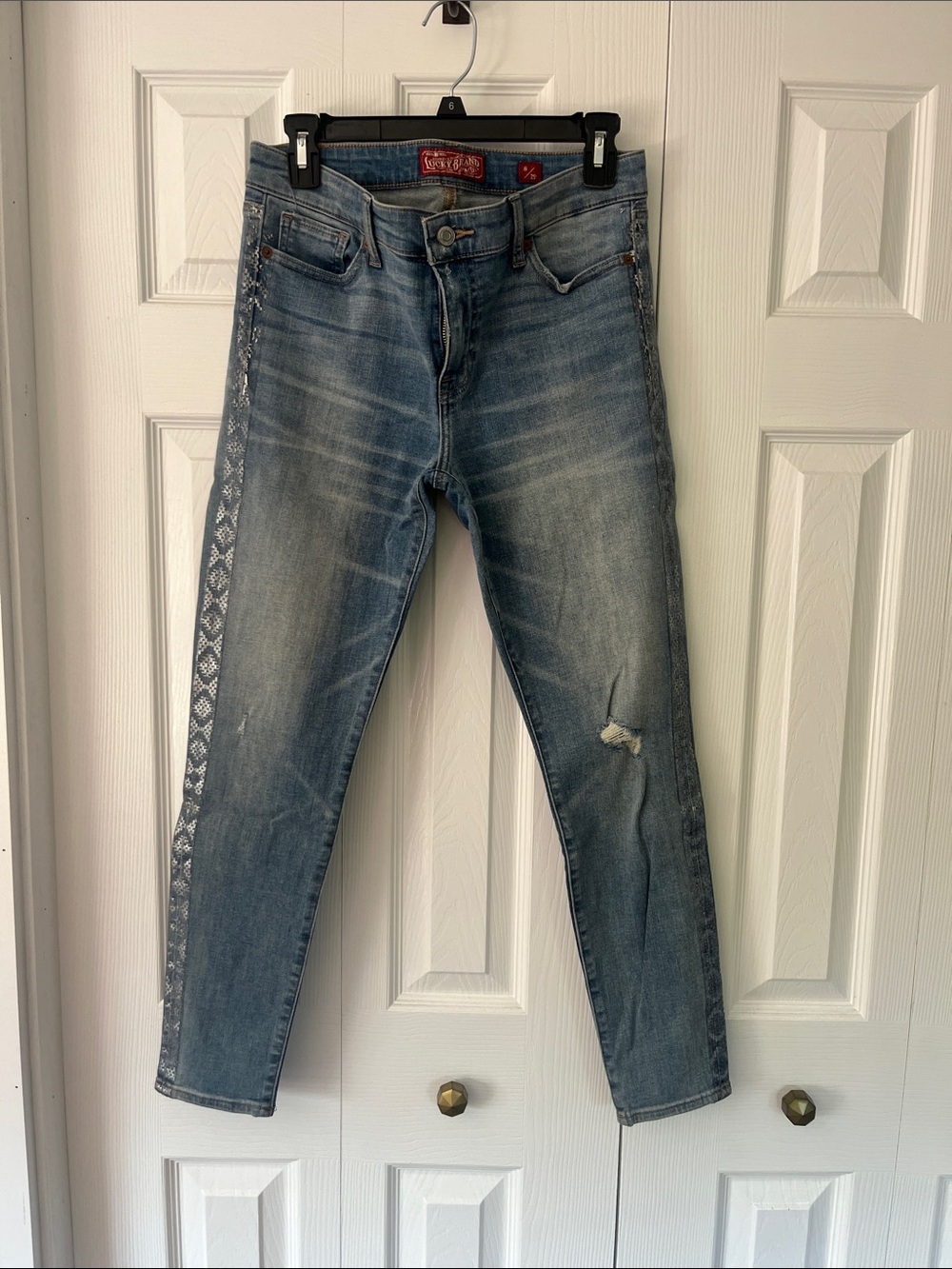 Lucky Brand embellished skinny jean